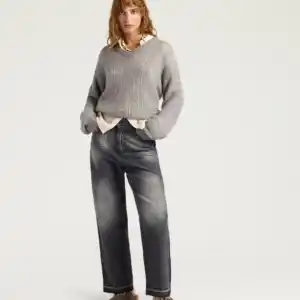 MOMONI PANTALON AIDAN EN DENIM NOIR 12 OZ - NOIR