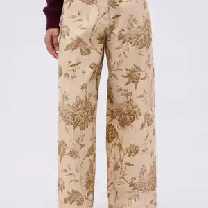 PAUL AND JOE PANTALON EN TWILL DE COTON IMPRIME TOILE DE JOUY